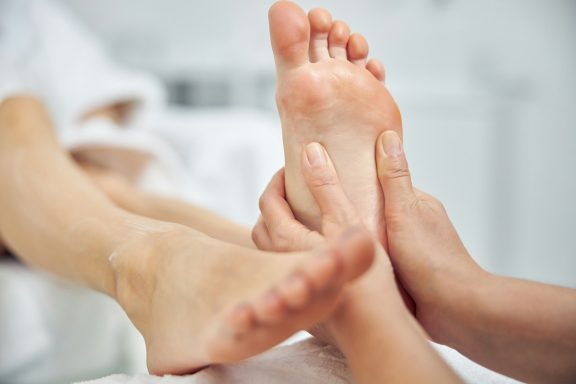 Ontspannende voetmassage